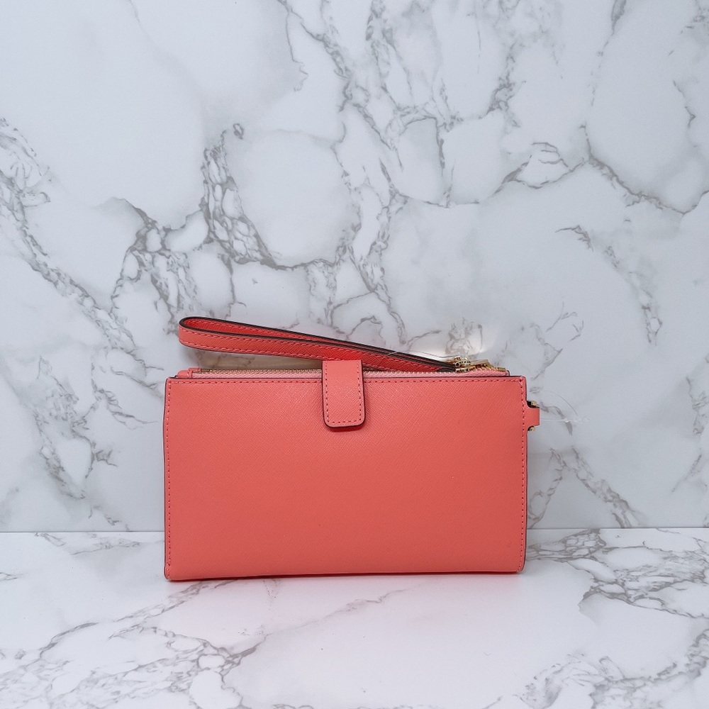 Michael Kore JST Large Double Zip Wristlet - Picture 5 of 7